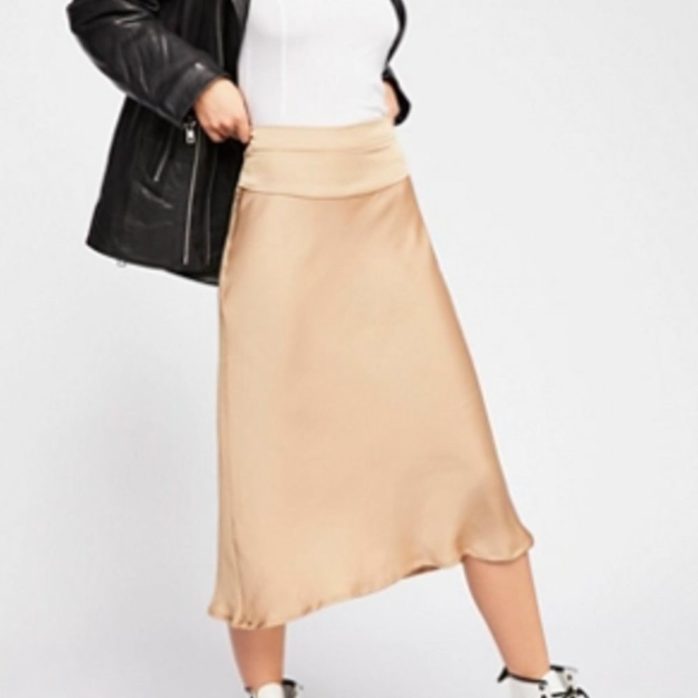 Free People Normani Bias Skirt